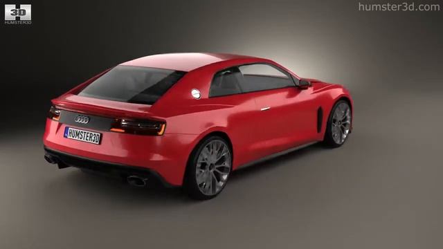 Audi Sport Quattro Laserlight 2014 by 3D model store Humster3D.com смотреть онлайн