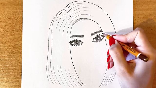 Как Нарисовать Девушку | Рисунки Карандашом | Рисуем Лицо Девушки Карандашом смотреть онлайн