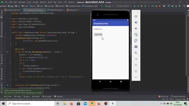 Android Studio: AsyncTask and AsyncTaskLouder смотреть онлайн