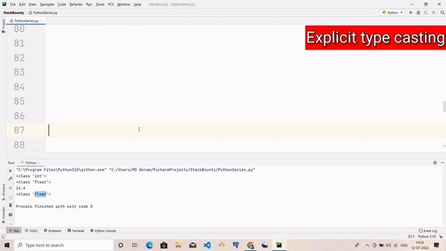 Type Casting In Python | Python Tutorial For Absolute Beginners | смотреть онлайн