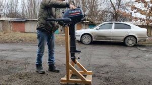 Стенд для лодочного мотора своими руками