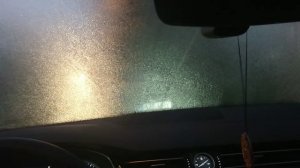 Volkswagen Passat b8 подогрев лобового стекла. Чуть-чуть подморозило.