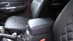 Авточехлы из экокожи для УАЗ Патриот  УАЗ 3163  Ромб Установка