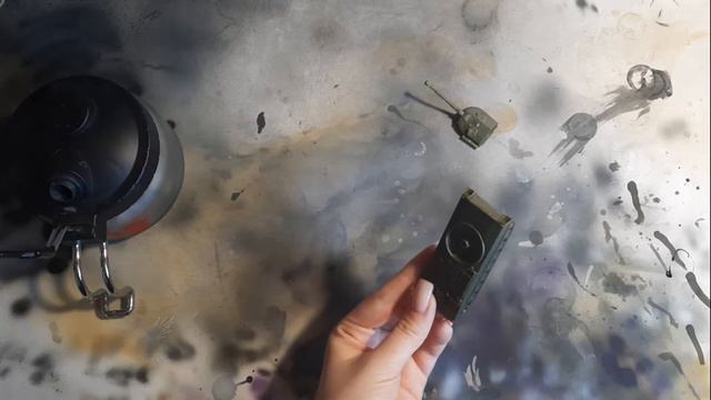 Покраска самоходной гаубицы Гвоздика смотреть онлайн