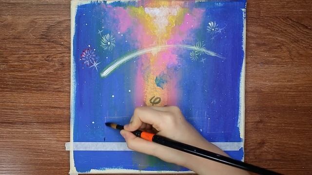 Disney Castle Landscape Acrylic Painting on Canvas #362｜Satisfying Relaxing ASMR смотреть онлайн