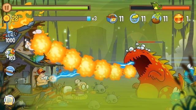 БОЛОТНАЯ Атака #42 БОСС БИТВА с БОССАМИ игра для детей на андроид Swamp Attack #Мобильные игры смотреть онлайн