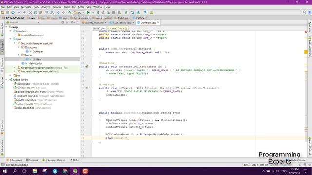 #3 QR Code Scanner with SQLite Database Android Studio Tutorial смотреть онлайн