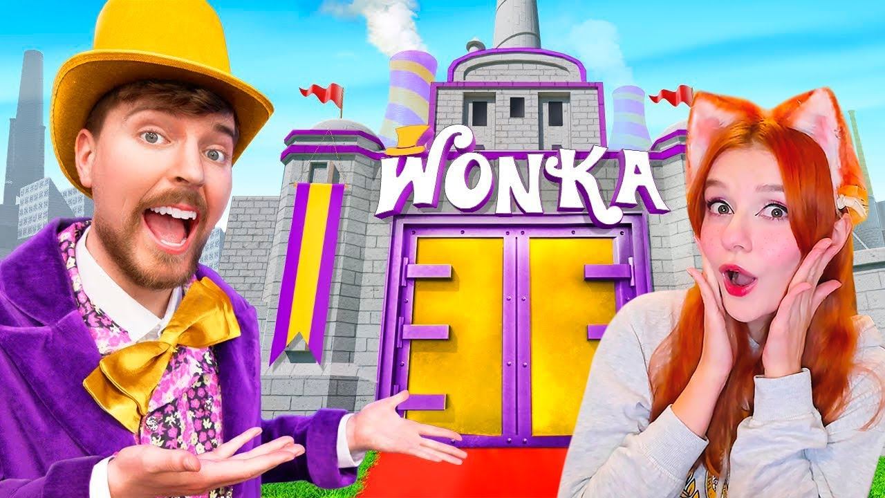 MrBeast - Я Построил Шоколадную Фабрику Вилли Вонки! Реакция смотреть онлайн