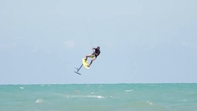Hydrofoil + kiteloop + transition + toeside смотреть онлайн