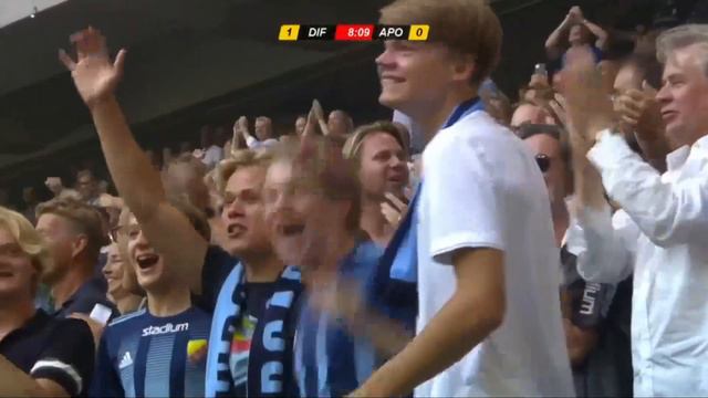 Victor Edvardsen unbelievable goal vs APOEL - Swedish commentary смотреть онлайн
