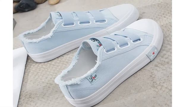 Мягкие женские кеды без шнурков Soft Women's Sneakers Without Laces смотреть онлайн