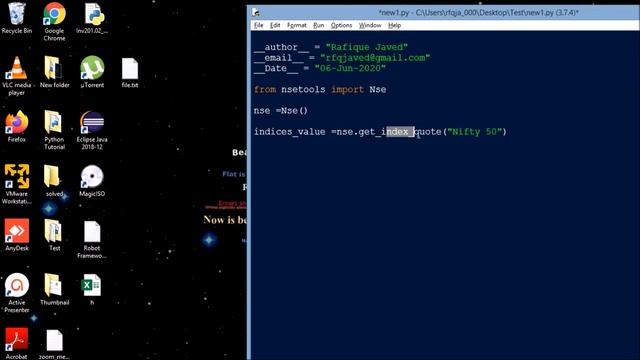#02 Stock Market Analysis using Python || Get Stock code || Index code || Advances and Declines смотреть онлайн
