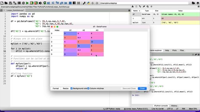 Аналитика Данных: Циклы и функции в Питоне - Python смотреть онлайн
