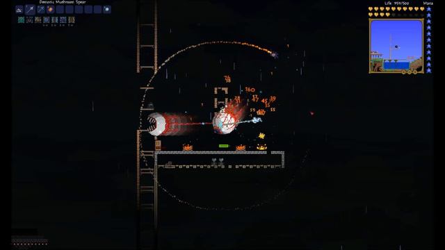Terraria 1.2.2 EASY TWINS BOSSFIGHT HOW TO BEAT TWINS in less than 3 minutes смотреть онлайн