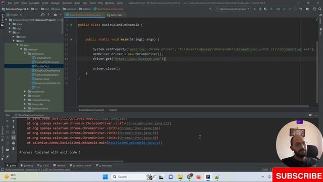 How to fix chrome driver version 111 issue (Unable to establish WebSocket connection)||Ganesh Jadha смотреть онлайн