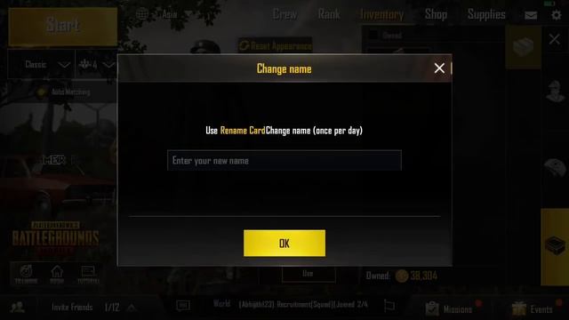 How To Change Player Name or ID In PUBG Mobile Game смотреть онлайн