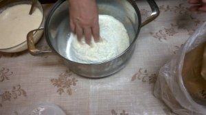 Блины пшённые ( с пшенной мукой)  дрожжевые по старинному рецепту .