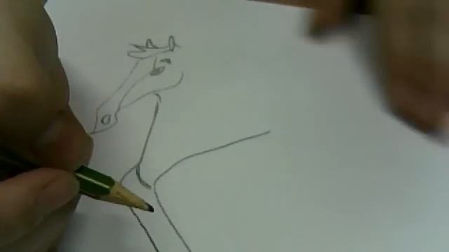 как нарисовать лошадь смотреть онлайн