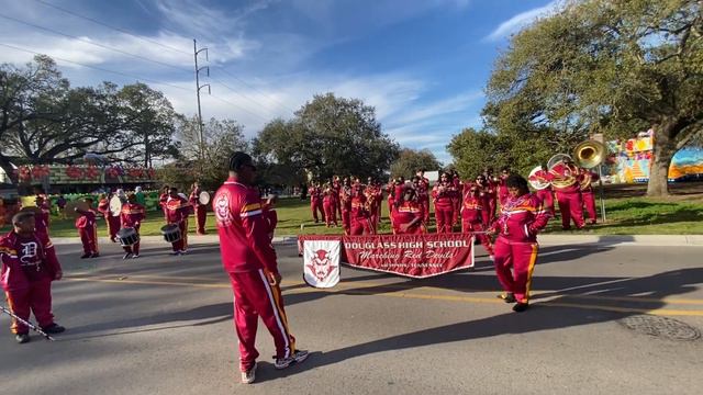 Douglass HS band - Tribute to Bob Marley at Mardi Gras 2023 смотреть онлайн