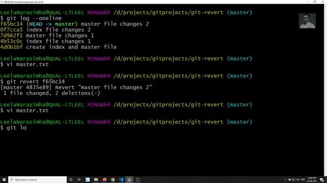 29. Git Revert Command. Difference between git Reset and the Revert command and when to use in GIT. смотреть онлайн