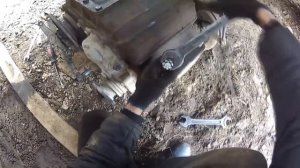 Урал лесовоз Снятие и установка раздатки От первого лица