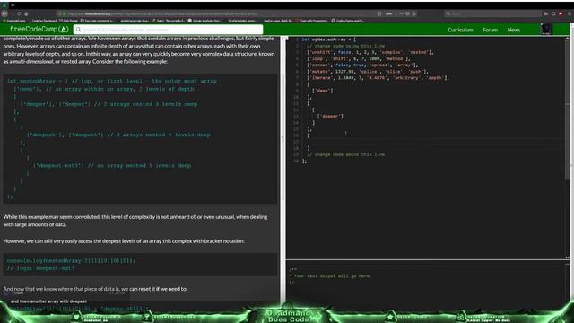 #100DaysOfCode Day 20/100 - JavaScript Algorithms And Data Structures #11 смотреть онлайн