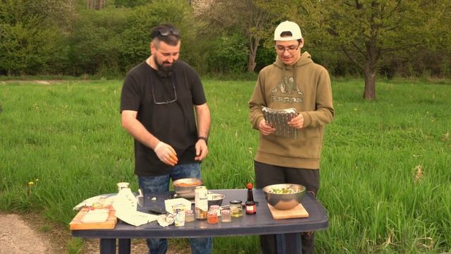 WILDERNESS COOKING - We Cook With Fun - Our First Tip #1  English Subtitles