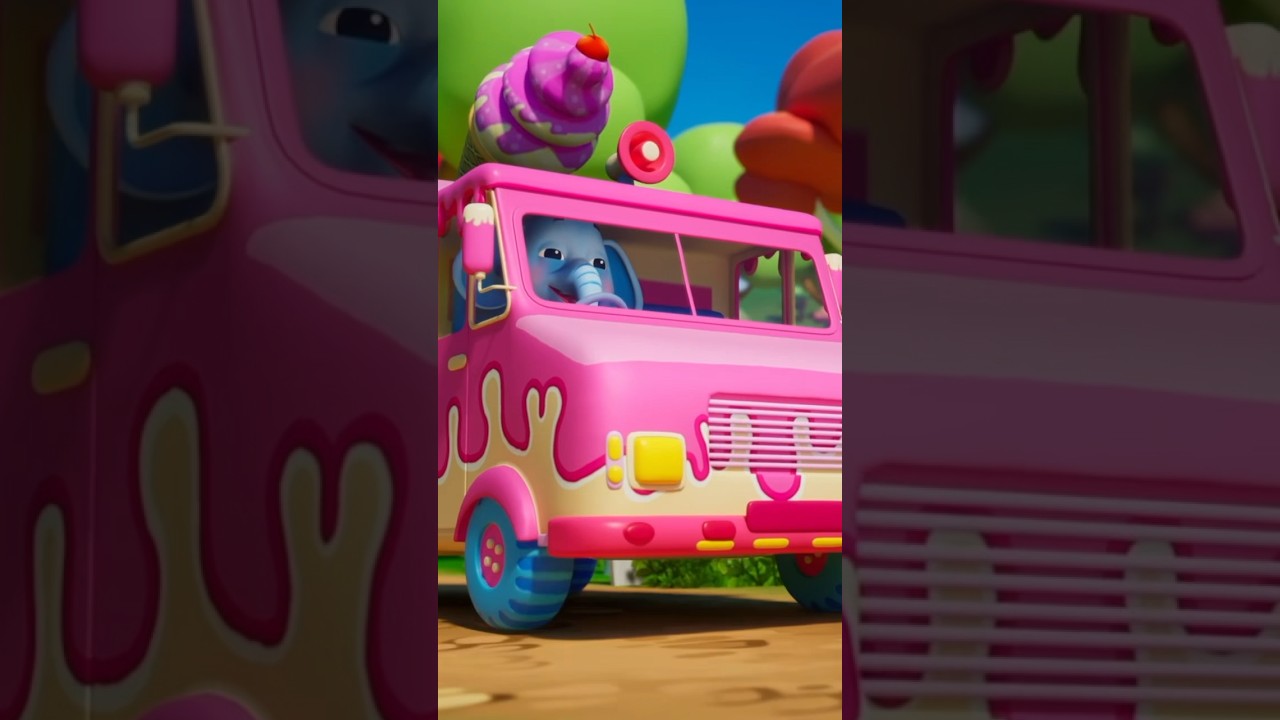 Колеса на грузовике с мороженым #babysongs #farmes #KidsMusic #NurseryRhymes #Cartoon смотреть онлайн
