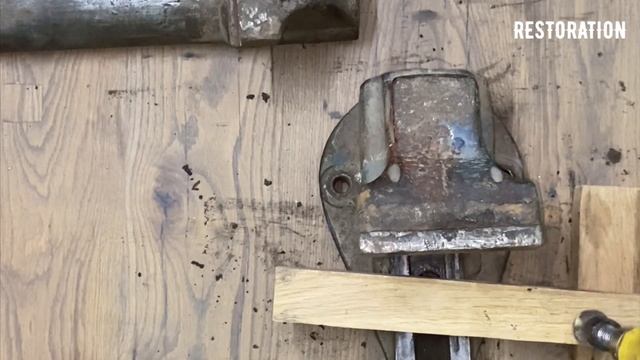 Restoration of old vise (part 1); Реставрация старых тисков (часть 1) смотреть онлайн