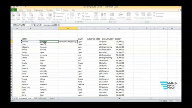 How To Separate Data In One Column IntoTwo Colums~Text To Column In Microsoft Excel смотреть онлайн