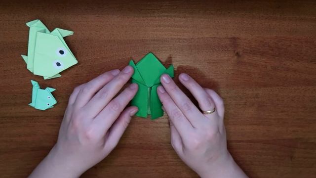 Лягушка из бумаги. Оригами для начинающих смотреть онлайн