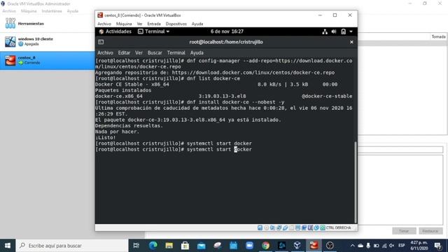 Instalar docker en Linux centos 8 смотреть онлайн