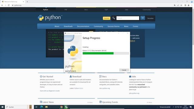 Python installieren auf Windows 10 22H2 смотреть онлайн