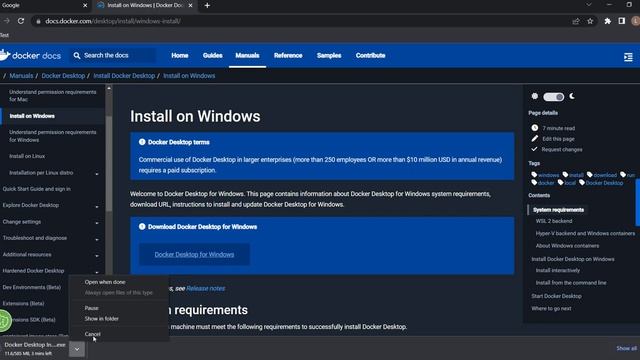 How to install Docker on windows machine #docker #k8s #dockerhub смотреть онлайн