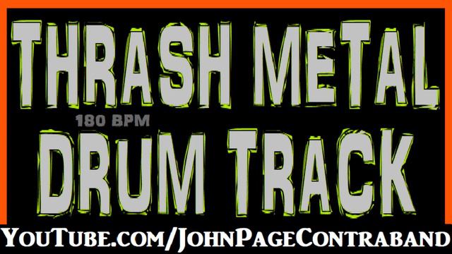 Thrash Metal Drum Track 180 Bpm смотреть онлайн