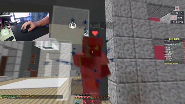 Minecraft *Bedwars* But my FOV Decreases (With G Pro X Superlight) смотреть онлайн