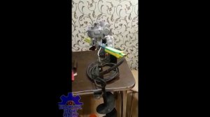Электробур для рыбалки из электроусилителя от машины.
