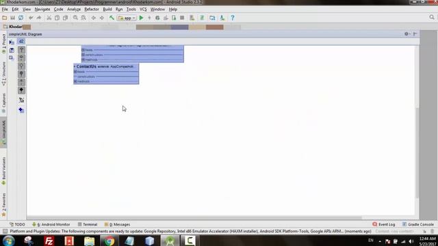 Class Diagram in Android Studio - عمل كلاس دايقرام بالاندرويد استوديو смотреть онлайн