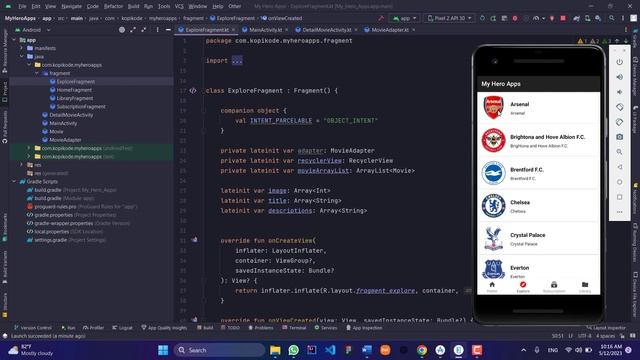 BottomNavigationView + Fragment + RecyclerView + Parcelable | Kotlin Tutorial смотреть онлайн