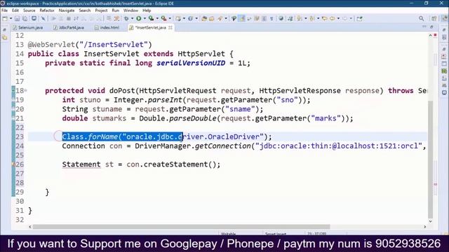 Store Values in Database from User with the help of Servlet and Jsp in Telugu by Kotha Abhishek смотреть онлайн