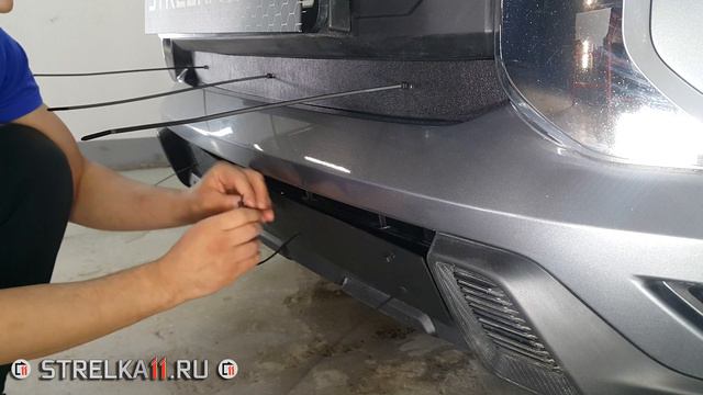 Зимняя защита радиатора - MITSUBISHI ASX (I рестайлинг-3) с 2019г.в. - strelka11.ru смотреть онлайн