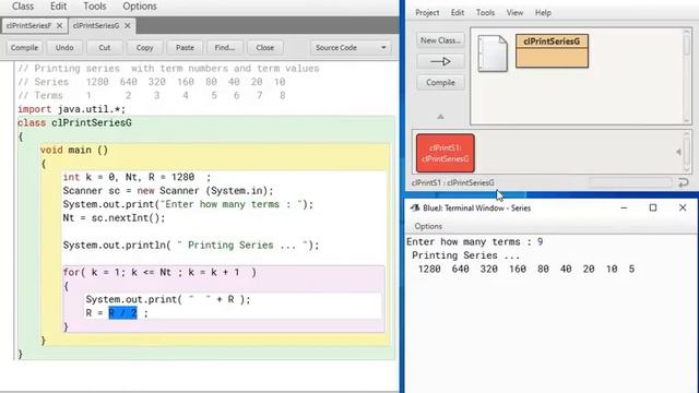 Java Series Printing G смотреть онлайн