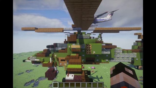 Обзор карты майнкрафт часть 5 Современная воздушная техника и фентези техника смотреть онлайн