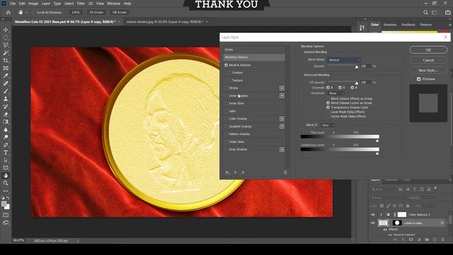 Photoshop: Put Your FACE on a GOLD, Medallion COIN!-NFT ART смотреть онлайн