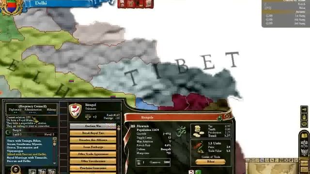 Let's Play Europa Universalis III: Heir to the Throne - Delhi Part 4! смотреть онлайн