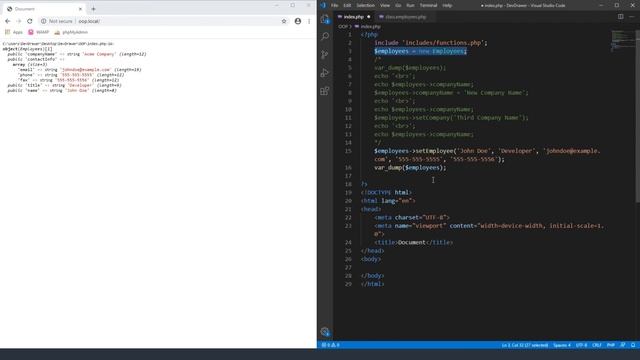 PHP Object-Oriented Programming - The Basics - #14 смотреть онлайн