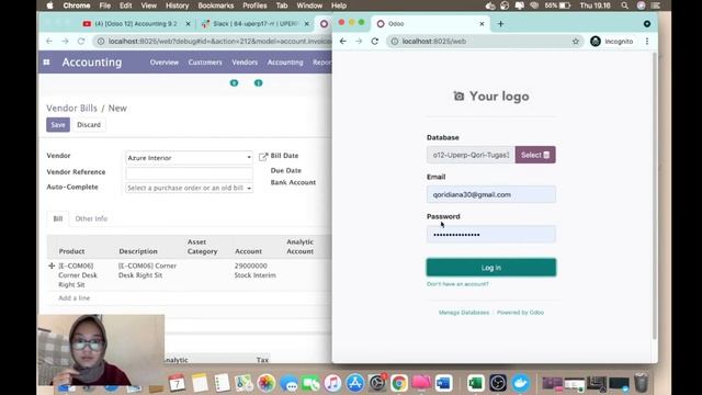 Odoo 12 [Macbook] - Pay Invoice With Payment (full)
