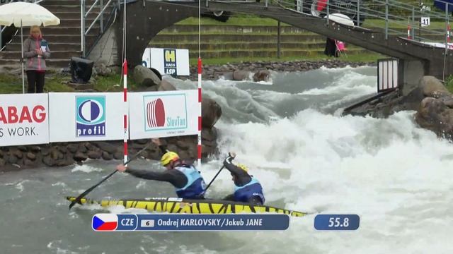 Ondřej Karlovský - Jakub Jáně (CZE) - Heats C2M - 2016 ECA Canoe Slalom European Championships смотреть онлайн