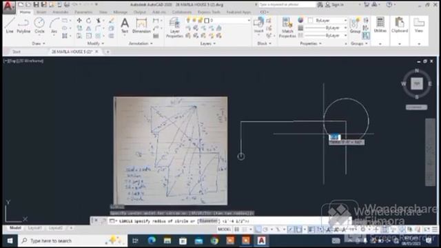 HOW TO DRAW IRREGULAR PLOT WITHOUTCO.ORDINATES |AUTOCAD смотреть онлайн
