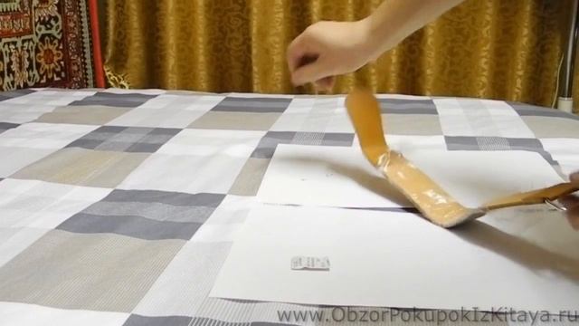 Ремень для правки(заточки) опасной бритвы. Распаковка покупок из Китая 2016. смотреть онлайн